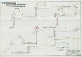 Penampang 0-0 sudut benar Candi Borobudur