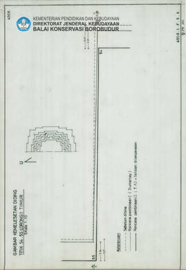 Denah Gambar Kemelesetan Dinding Candi Borobudur