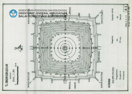 Gambar Denah Candi Brorobudur Candi Borobudur