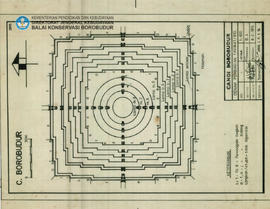 Gambar Denah Candi Brorobudur Candi Borobudur