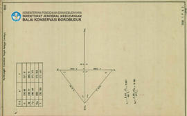 Chart Perhitungan Coordinat Tengah Tangga Lorong Candi Borobudur