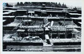 Foto Pemugaran Candi Borobudur Agustus 1977