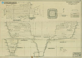 Potongan Drawing Excavation- Cross Section A-A-B-B-C-C-D-D Candi Borobudur