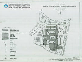 Site Peta Situasi Kantor Balai Konservasi Peninggalan Borobudur, Candi Borobudur